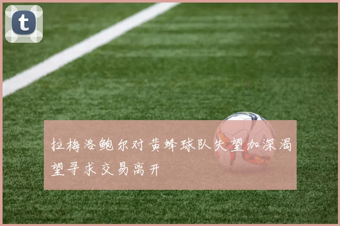 拉梅洛鲍尔对黄蜂球队失望加深渴望寻求交易离开